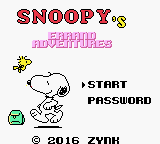 Play <b>Snoopy's Errand Adventures (English Translation)</b> Online